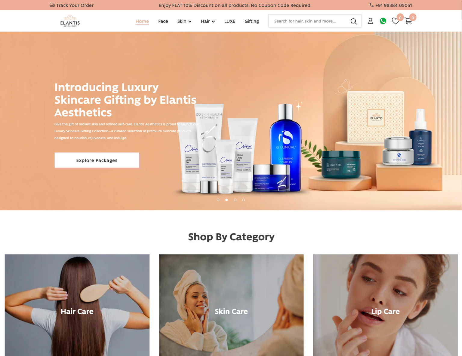 Elantis Aesthetics project preview