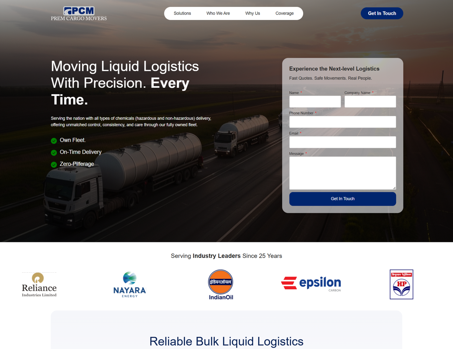 Prem Cargo project preview