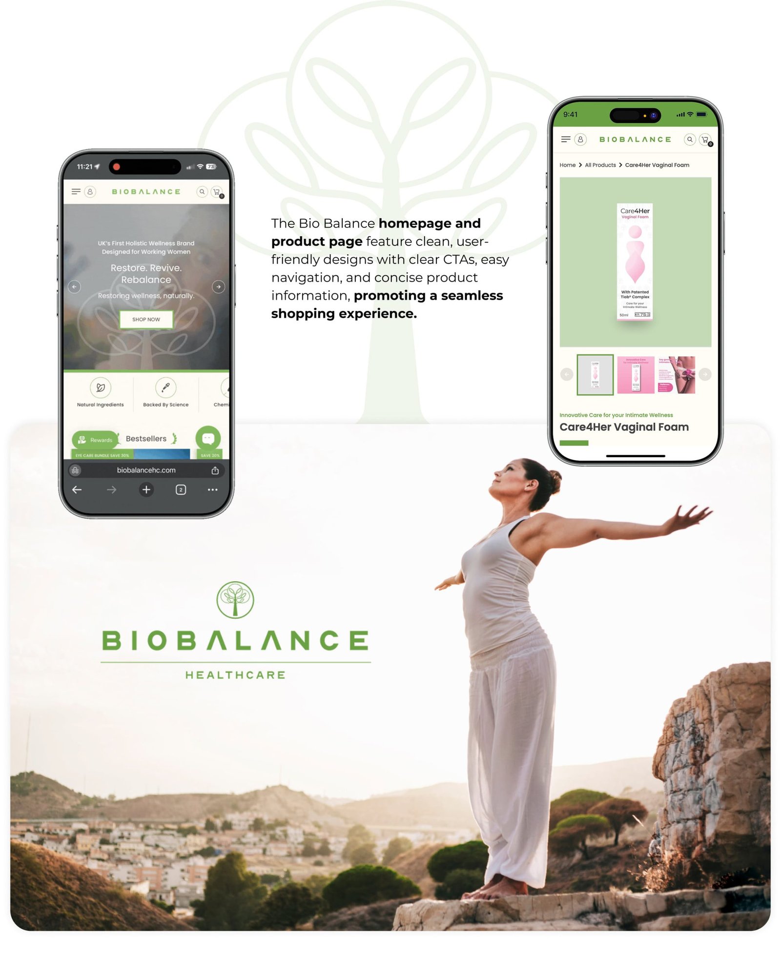 BioBalance design presentation, frame 7